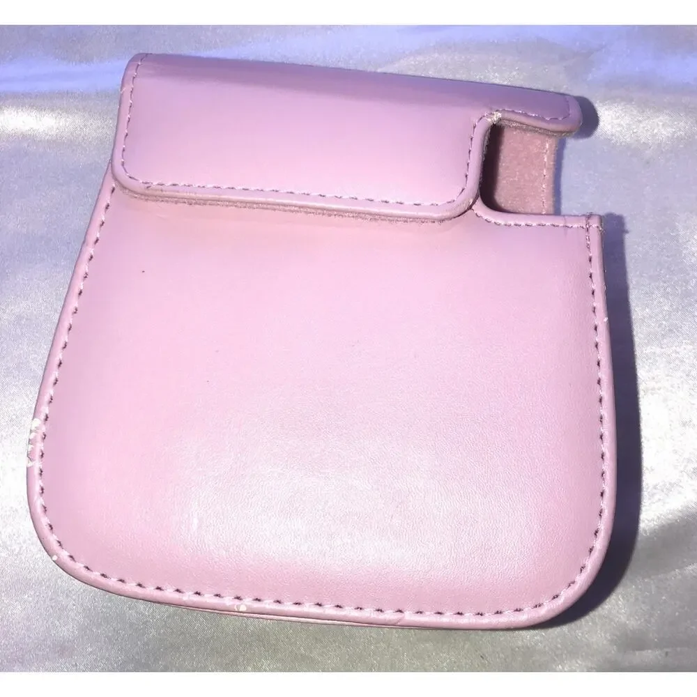 Instax Camera Case Bag Pink Adjustable Strap